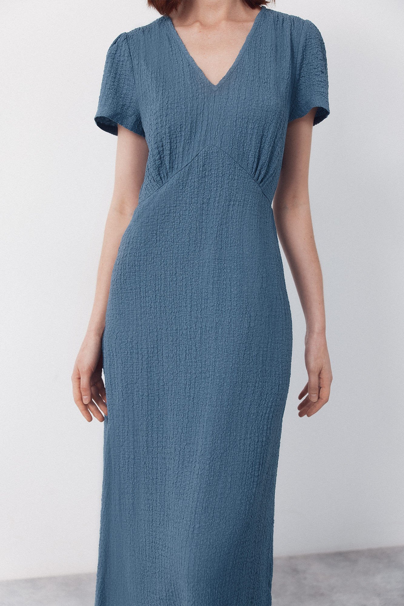 Cortefiel Vestido estruturado estampado