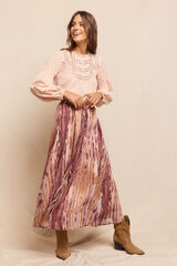 Slowlove Lace blouse Pink