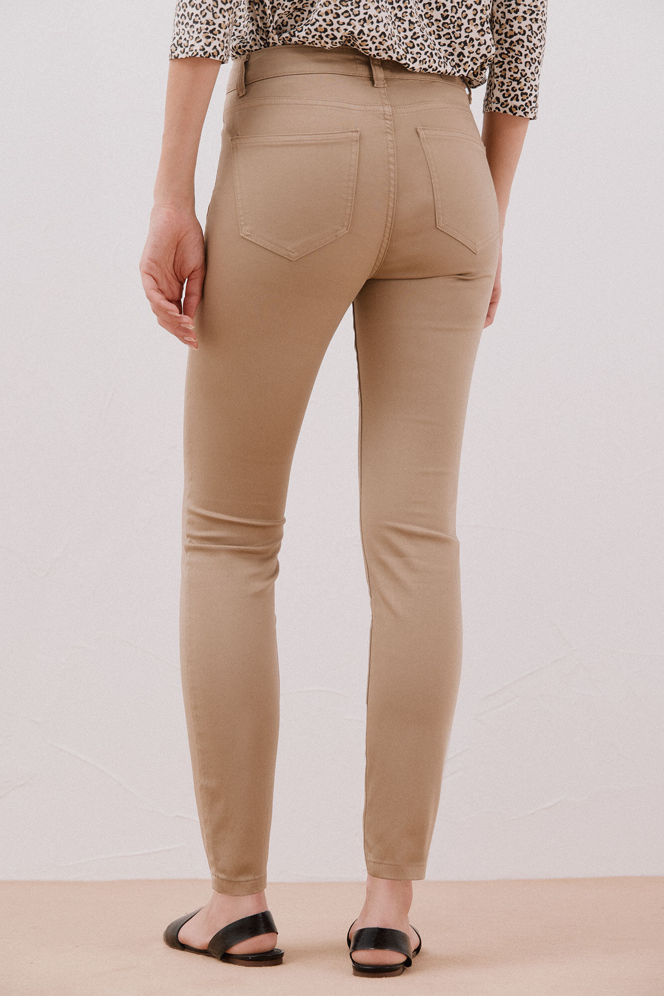 Cortefiel Sensational color pants Beige