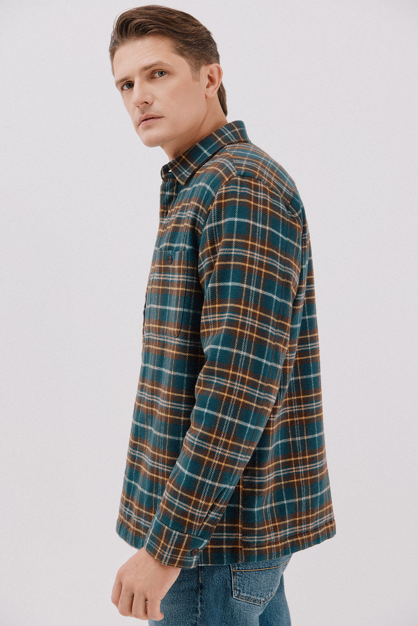 Cortefiel Quilted overshirt