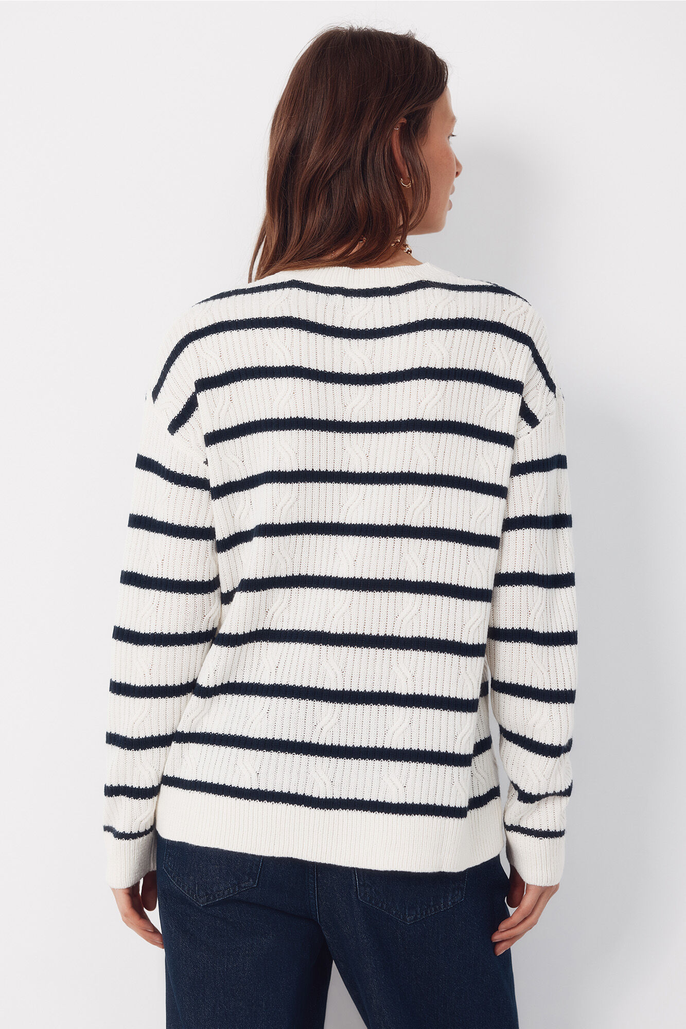 Cortefiel Jersey tacto suave Estampado blanco