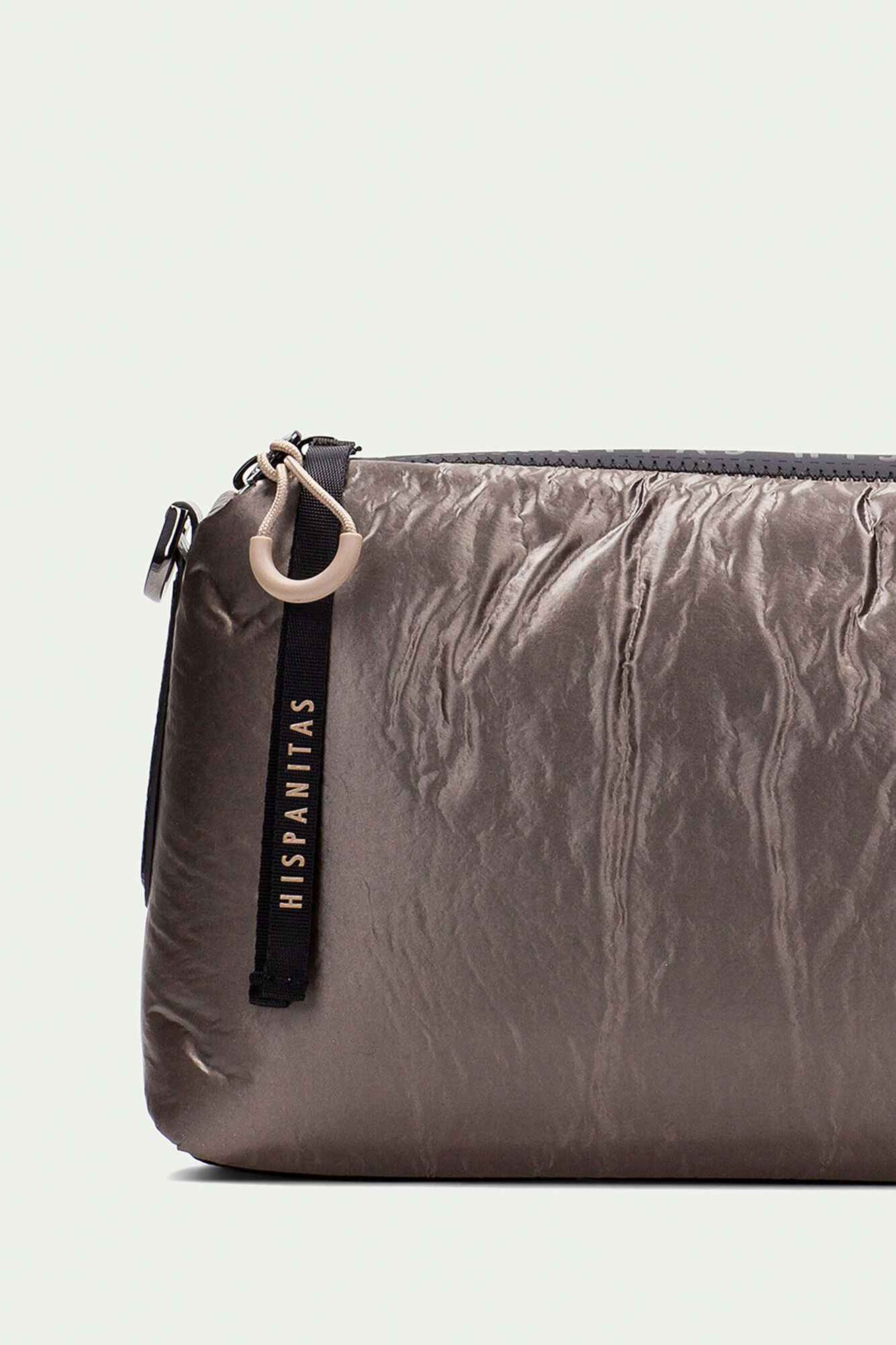 Hispanitas Bolsa de ombro de nylon Castanho