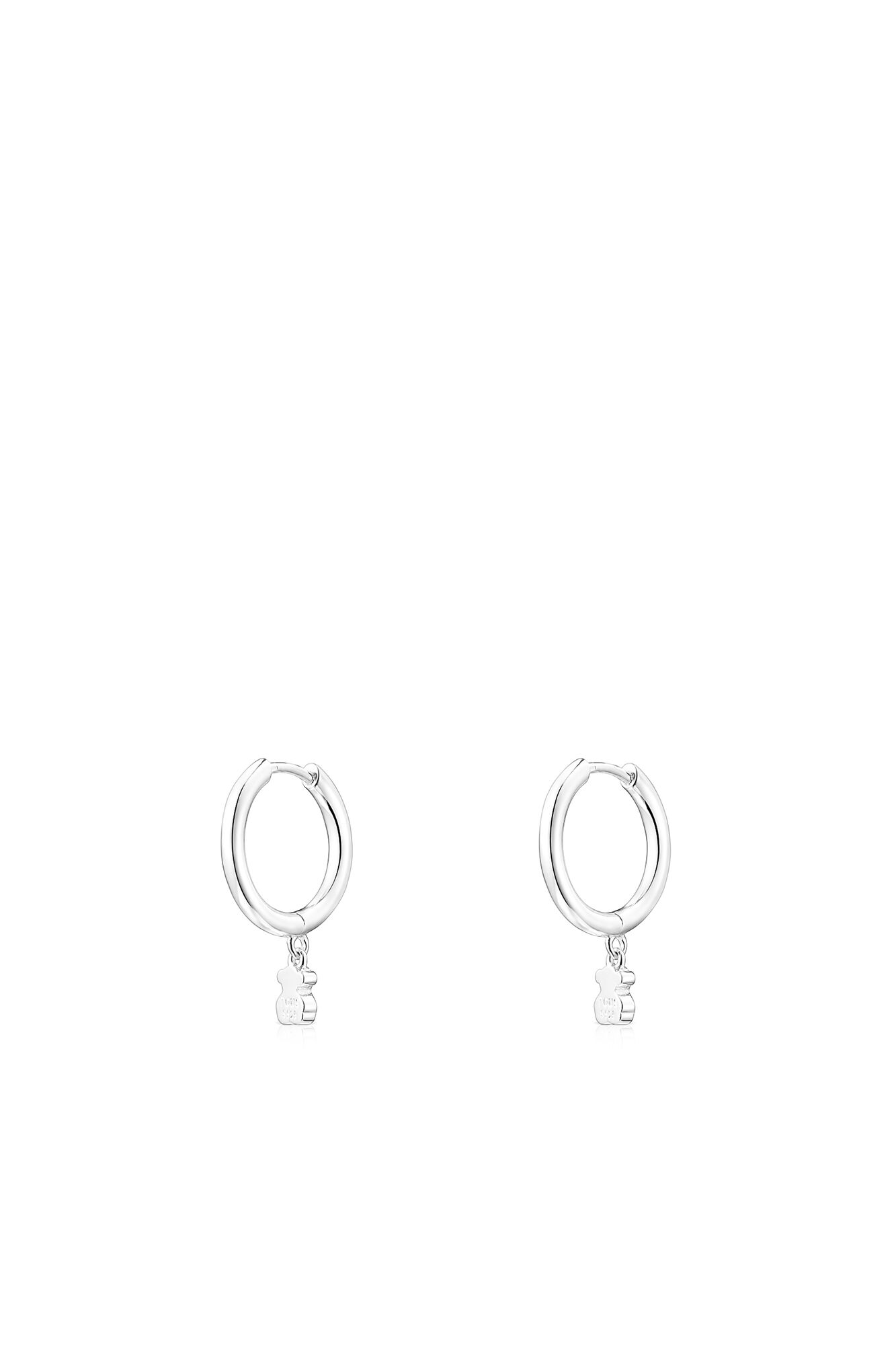 Tous Pendientes de plata Cool Joy Gris