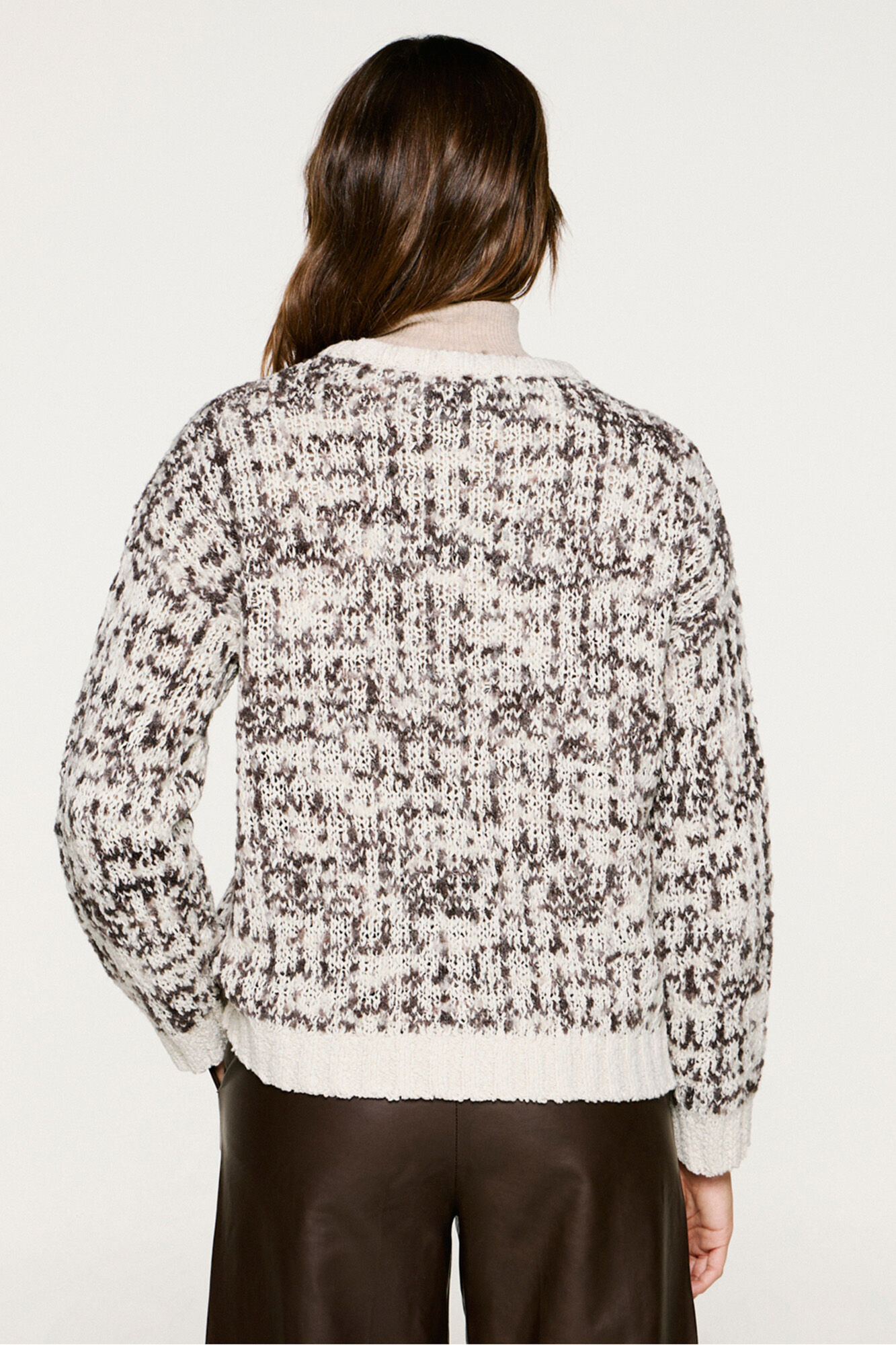 Selected Wool crew neck jumper Grey