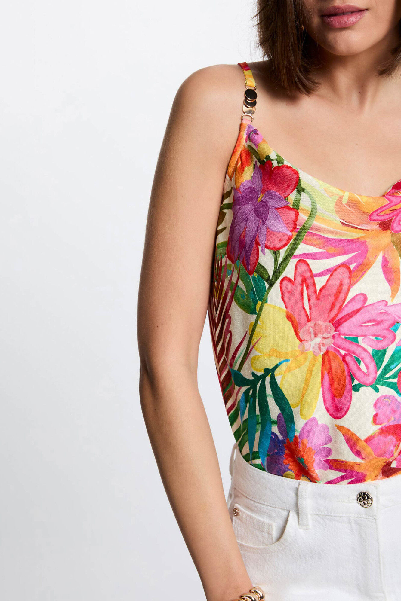 Morgan Top de lingerie estampado floral