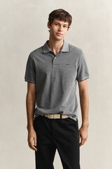 Gant Polo em dois tons Cinzento