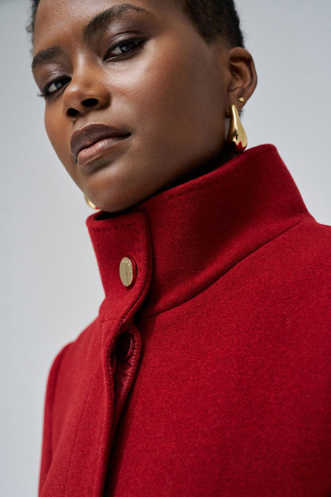 Salsa Jeans Sobretudo de tecido Vermelho