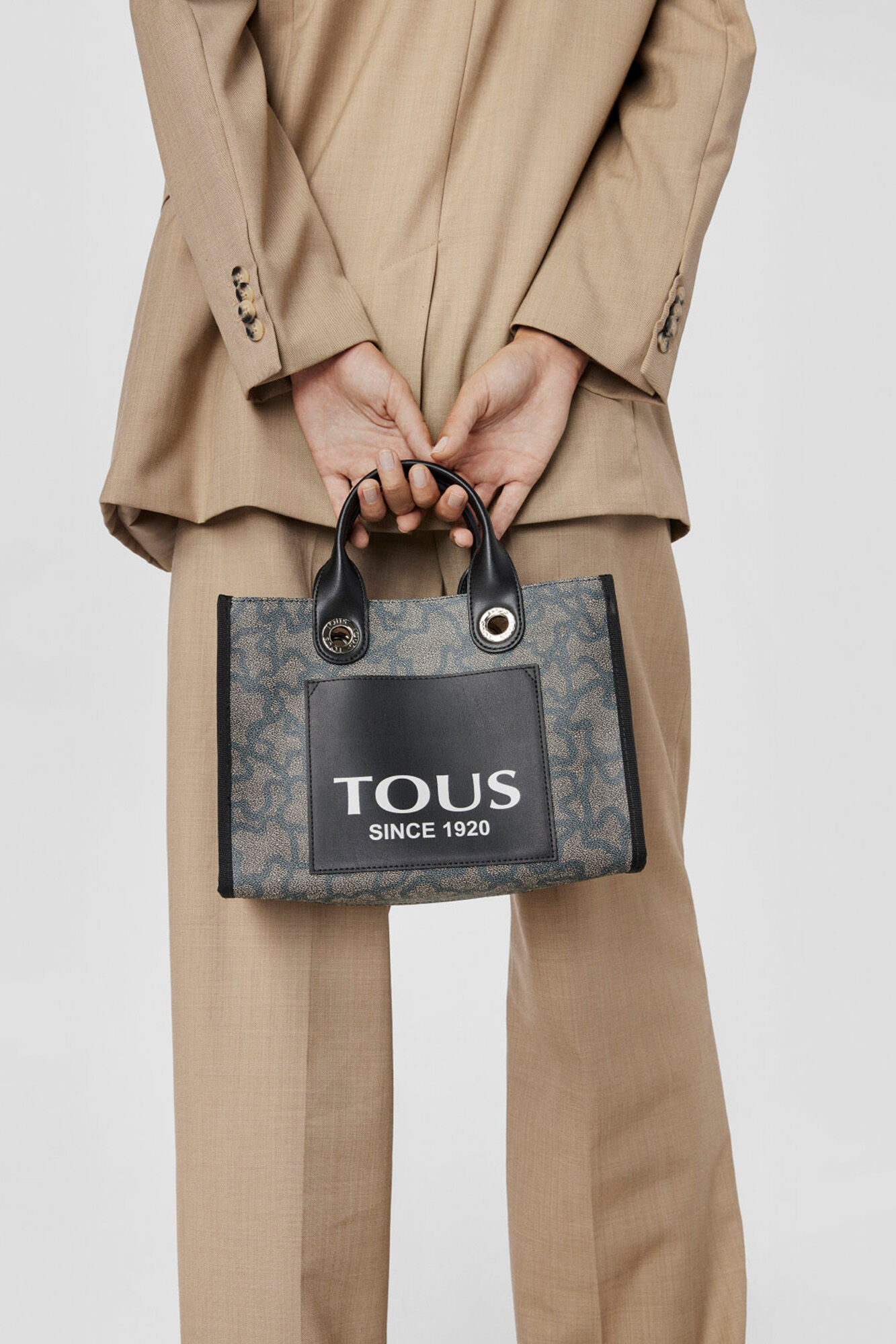 Tous Amaya Kaos Icon medium black shopper bag Black