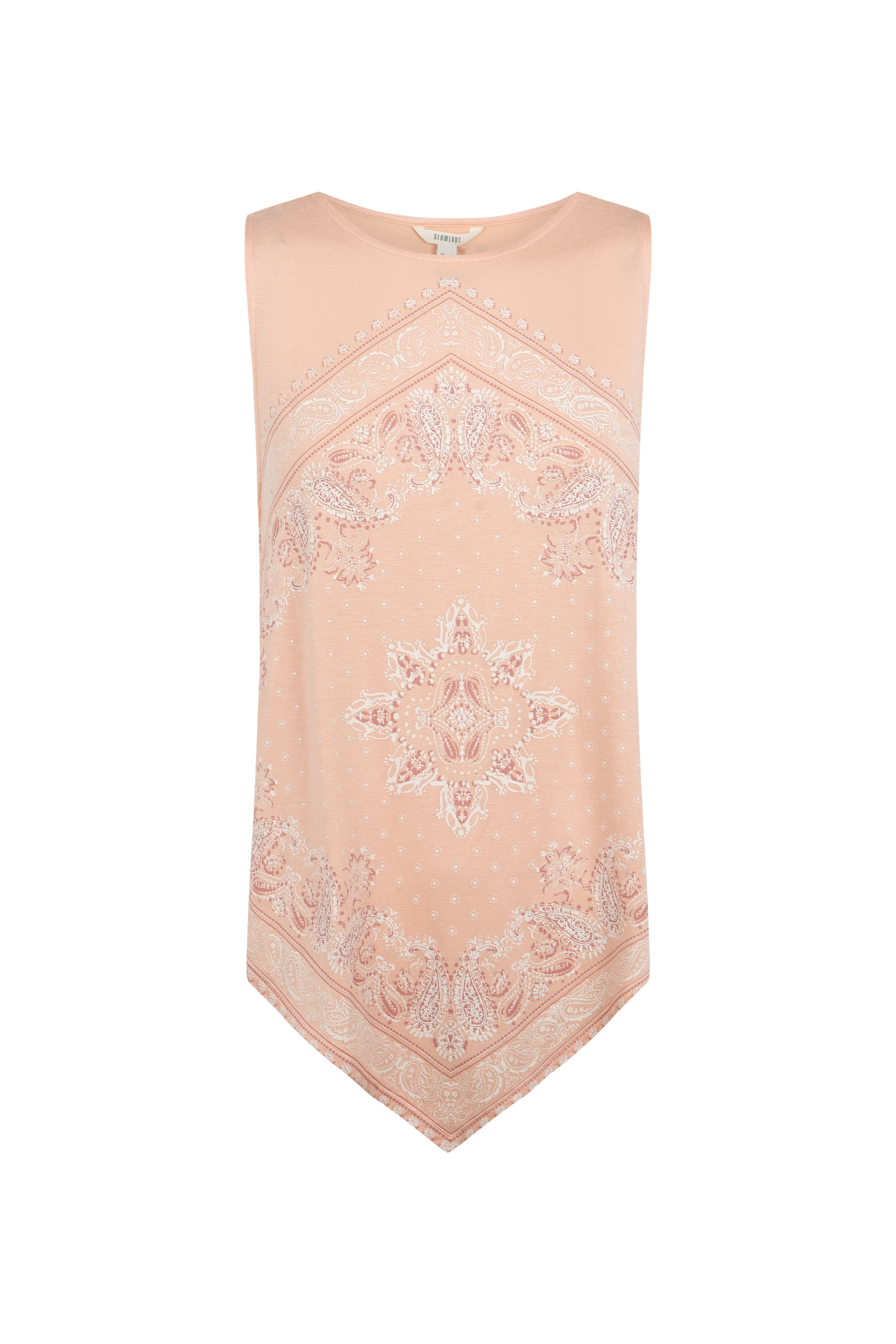 Slowlove Top tirantes detalle blonda Yellow