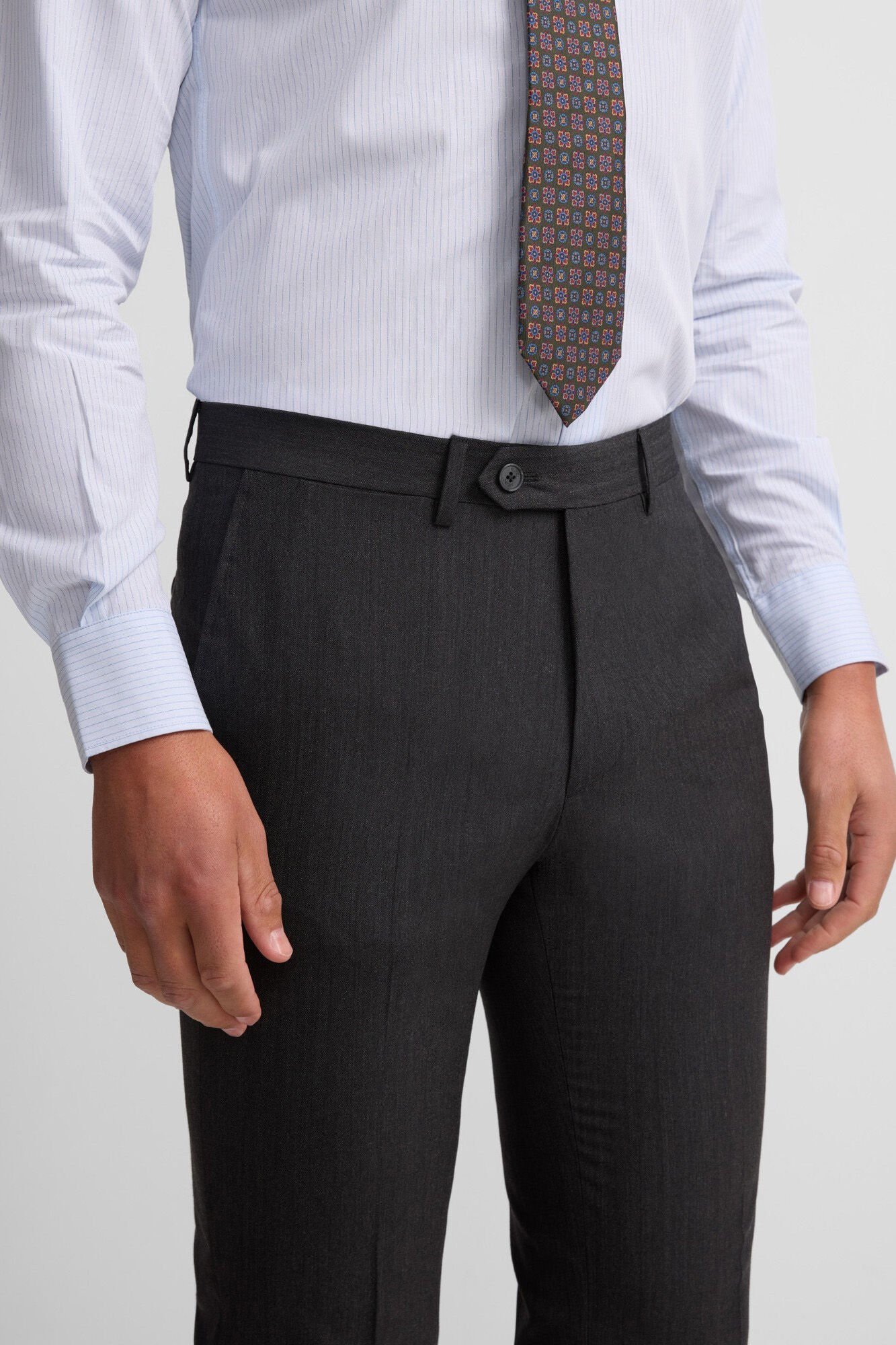 Silbon Pantal&oacute;n traje clasico espiga