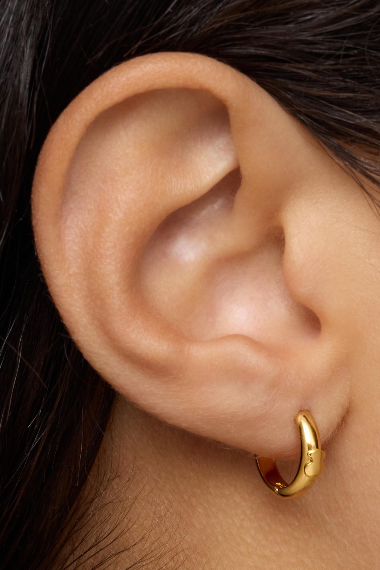 Tous TOUS Basics bear hoop earrings Gold