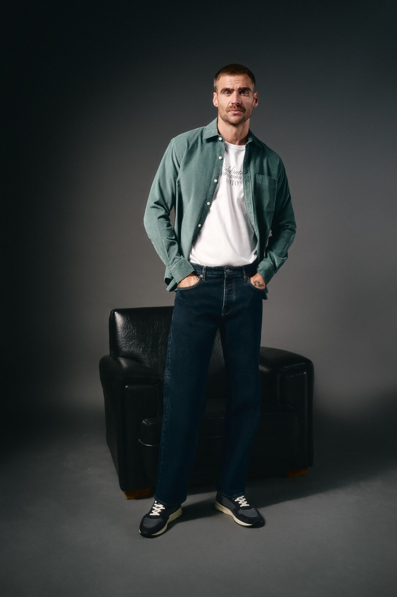 OOTO Camisa micropana lisa