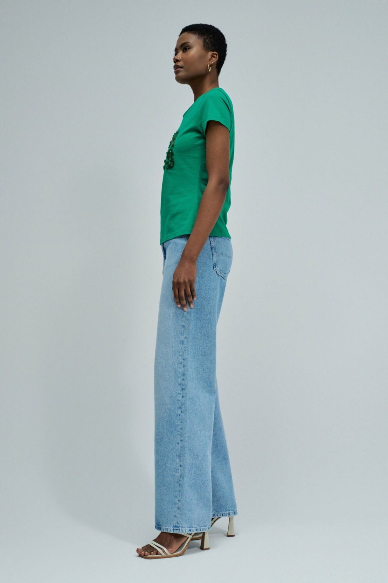 Salsa Jeans Short sleeve T-shirt Green