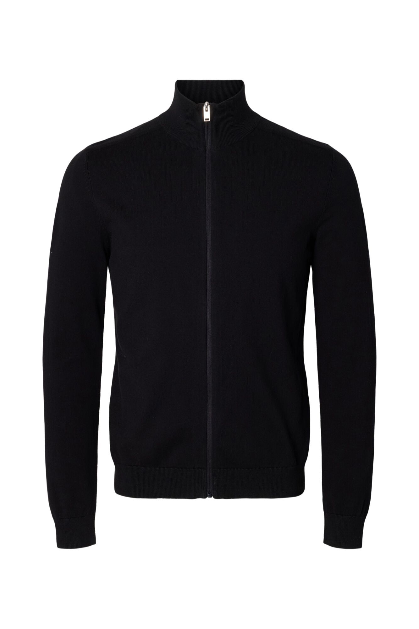 Selected Casaco de malha gola alta Preto