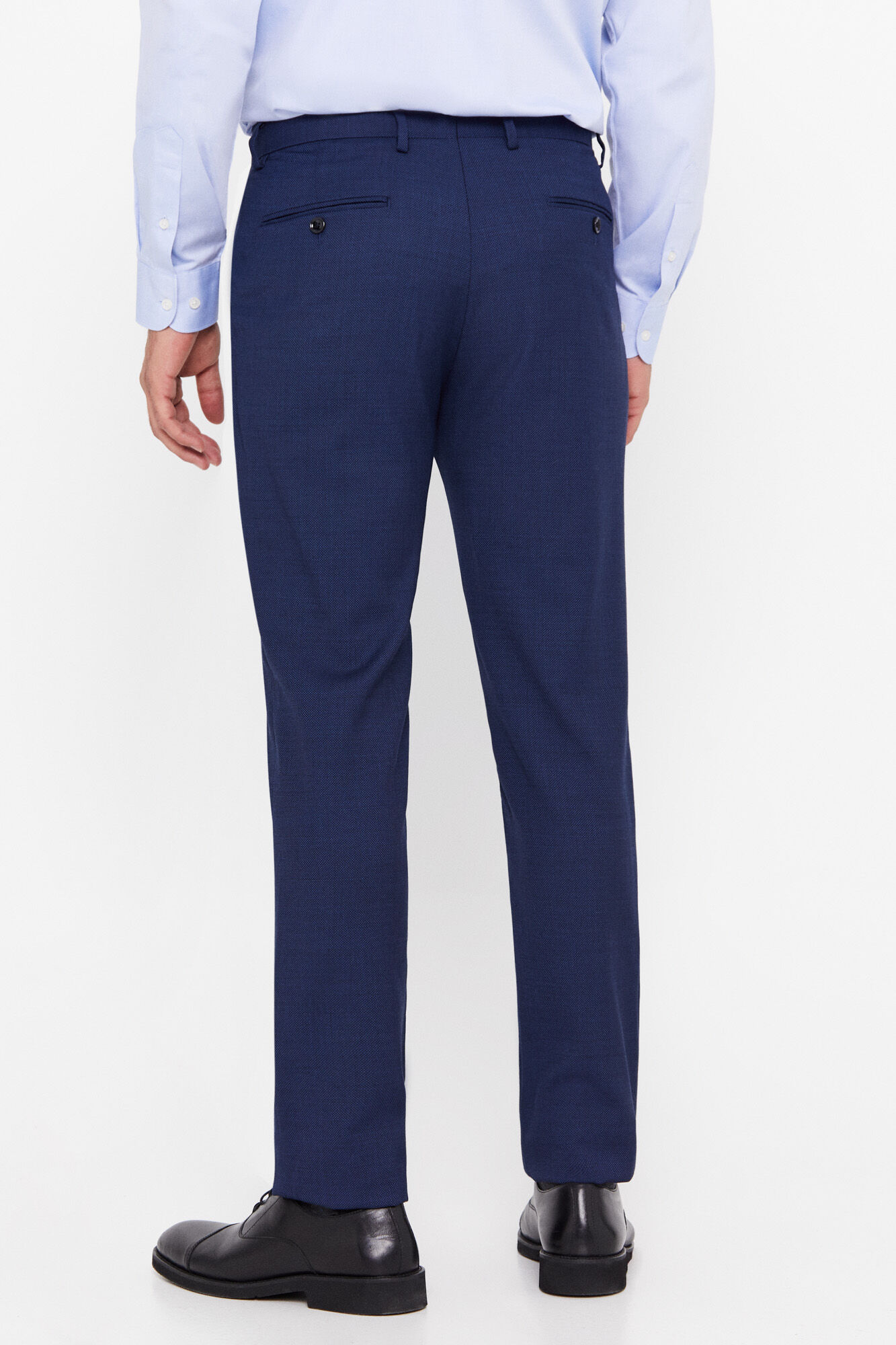 Cortefiel Birdseye COOLMAX&reg; trousers Blue