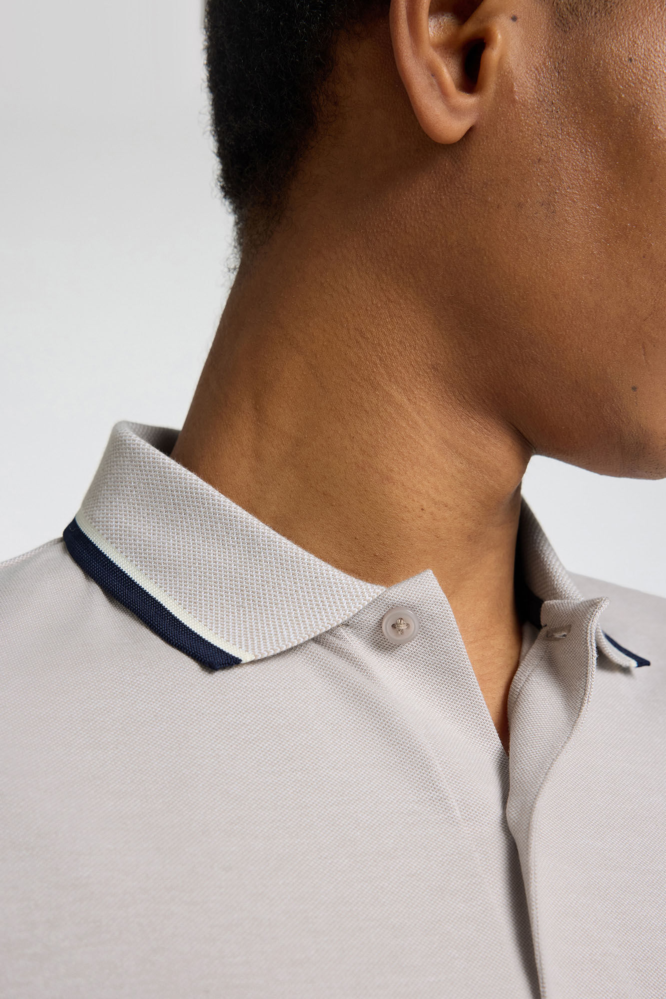 Selected Polo manga corta piqu&eacute;