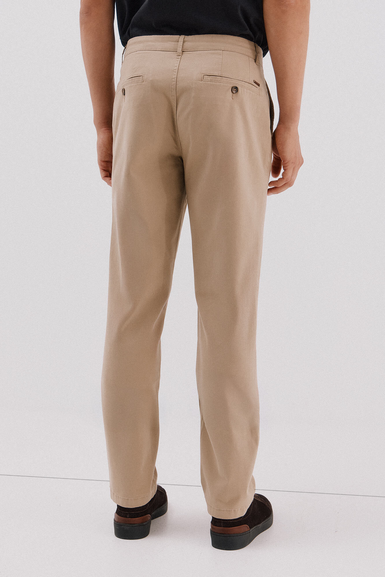 Cortefiel Regular fit chinos Beige