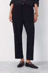 Cortefiel Women's jogger pants Black