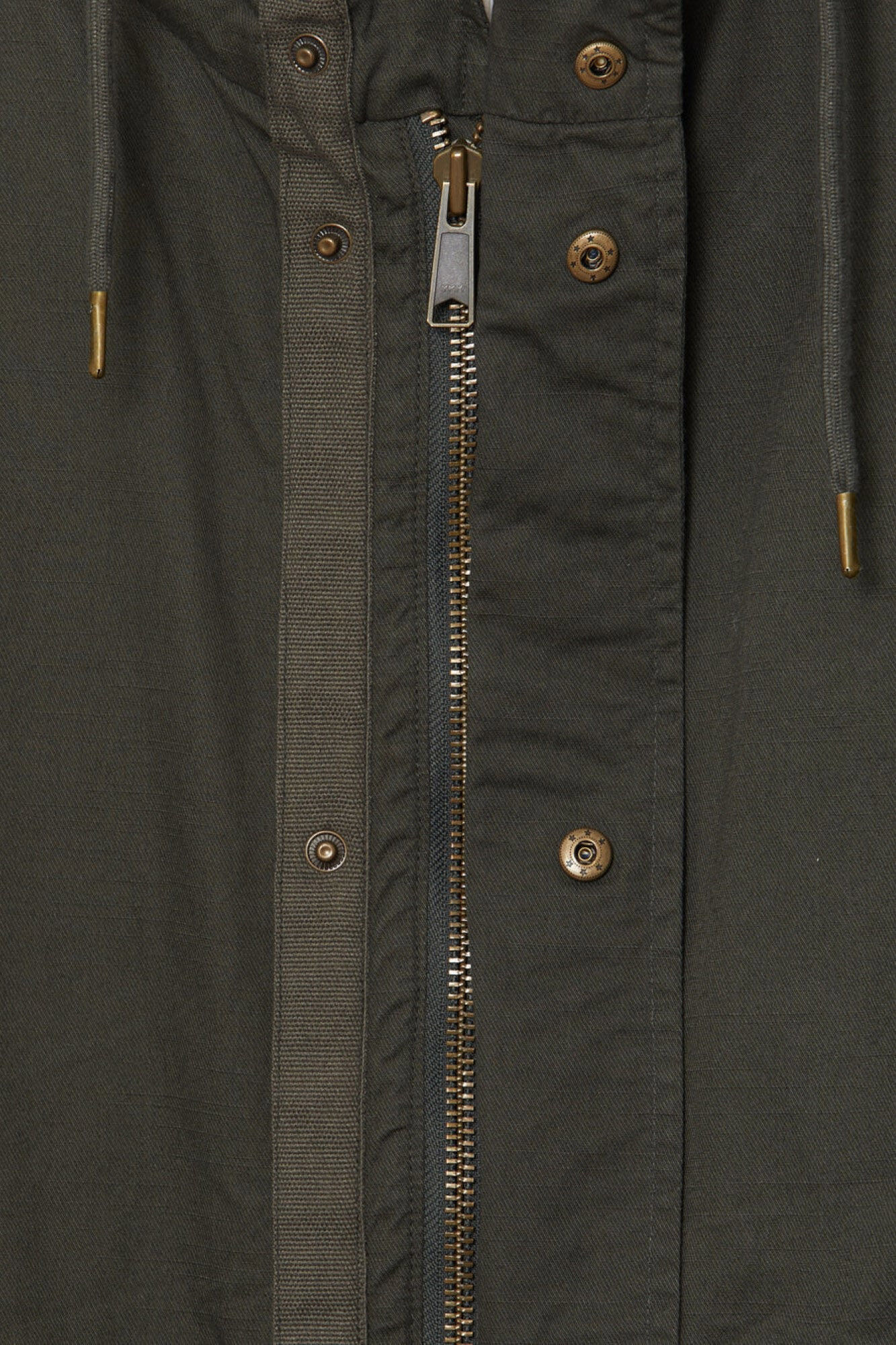 Silbon Green faux shearling classic parka Green