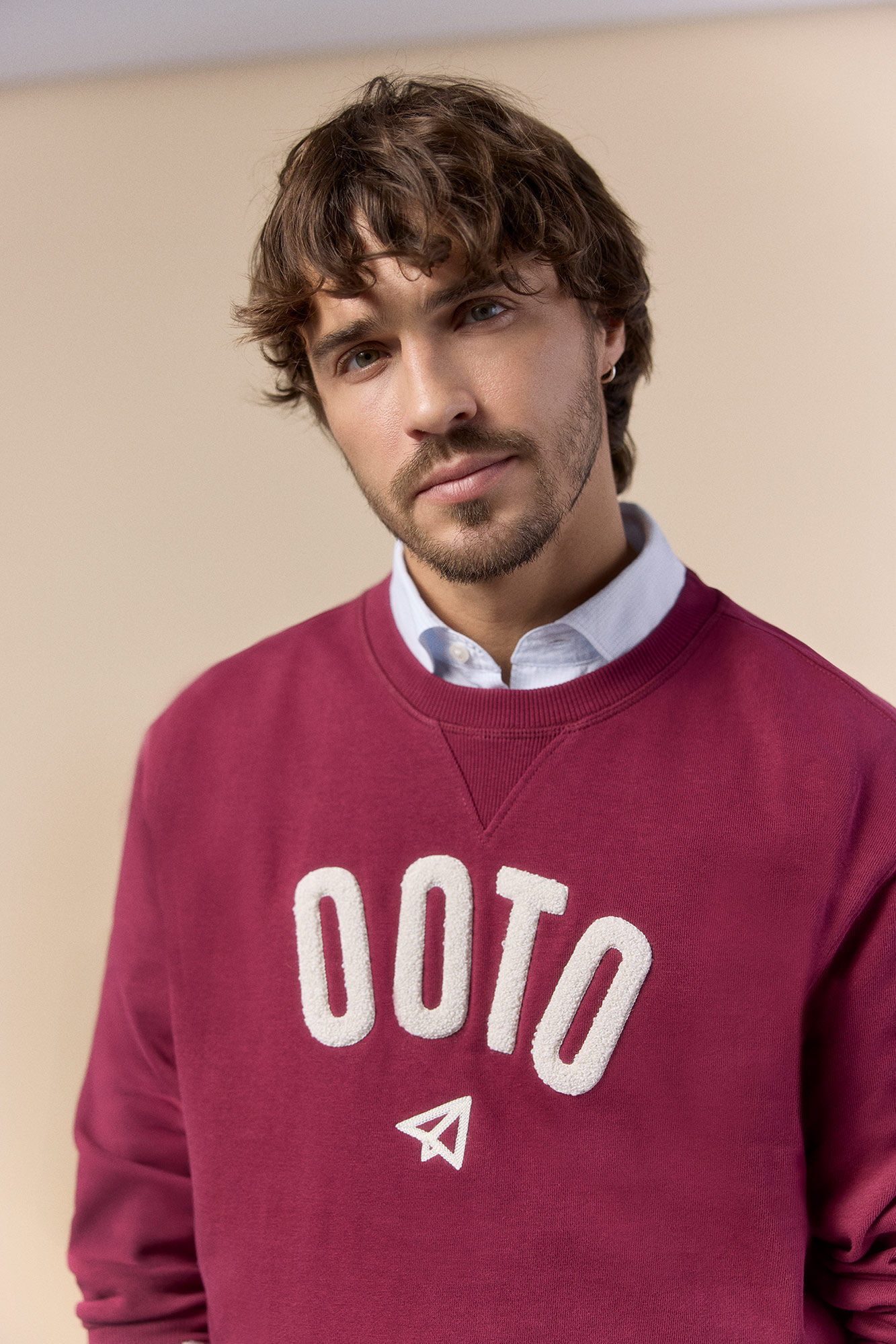OOTO Logo round neck sweatshirt