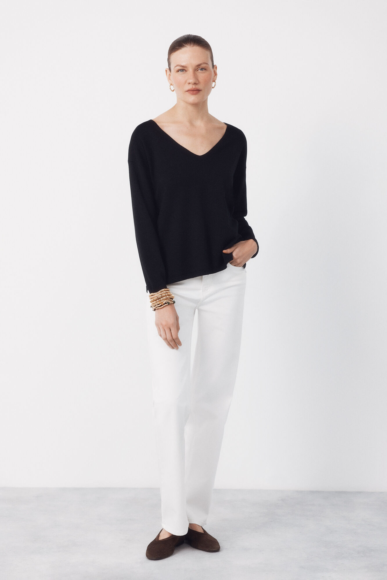 Cortefiel V-neck jumper