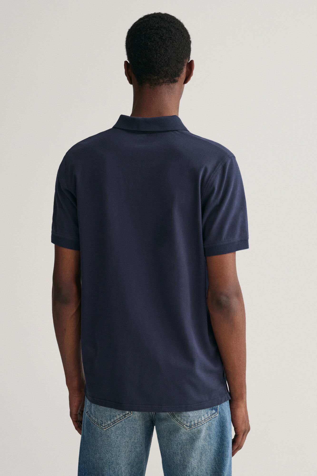 Gant Polo piqu&eacute; contrastante Azul