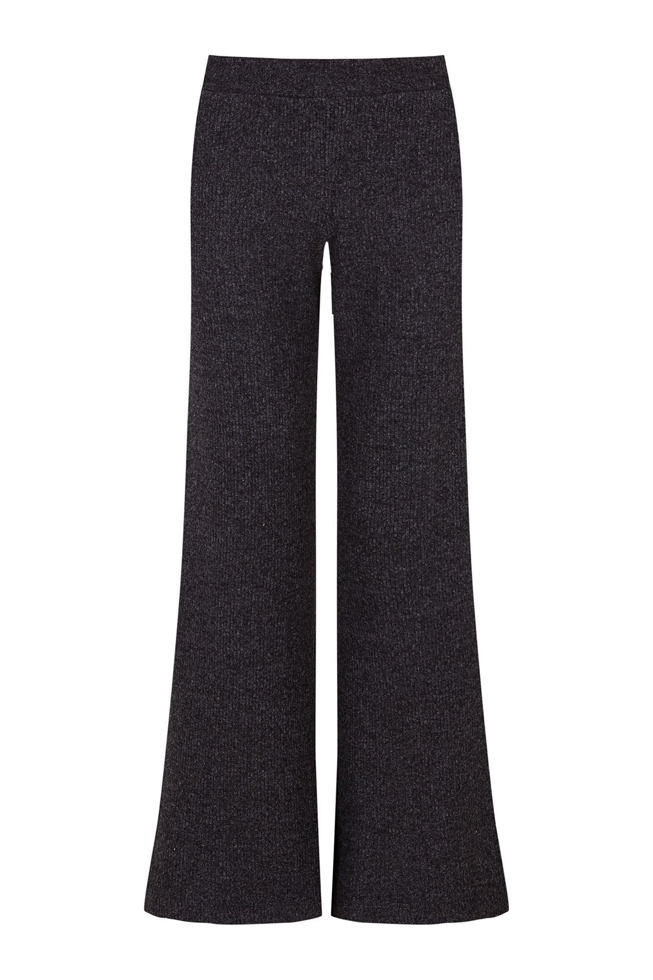 Slowlove Pantal&oacute;n ancho de punto Gris