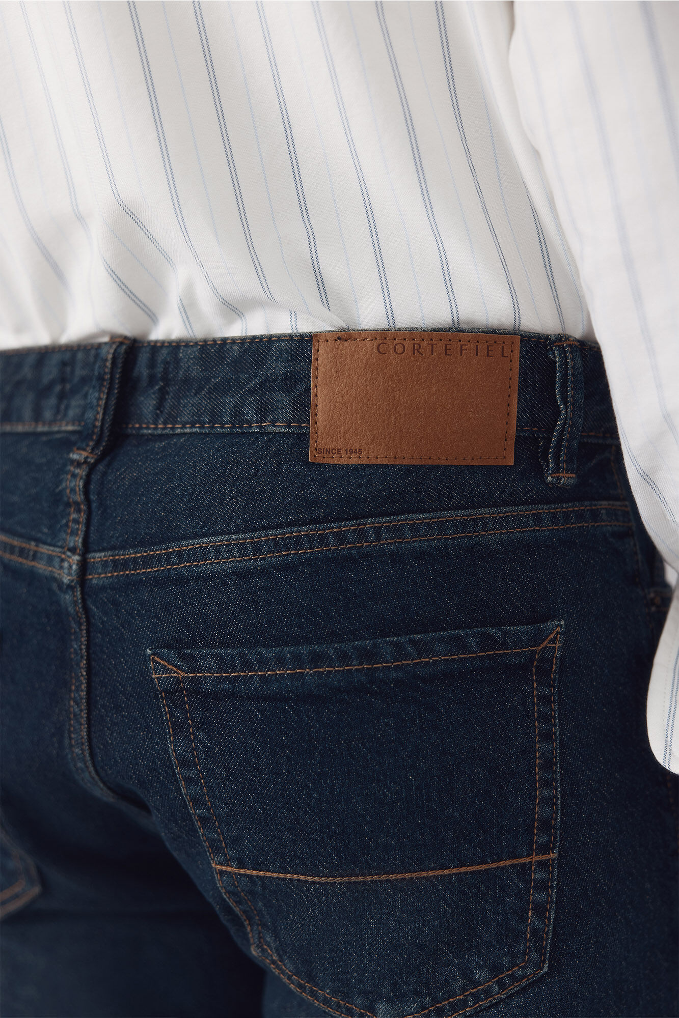 Cortefiel Slim fit jeans Navy