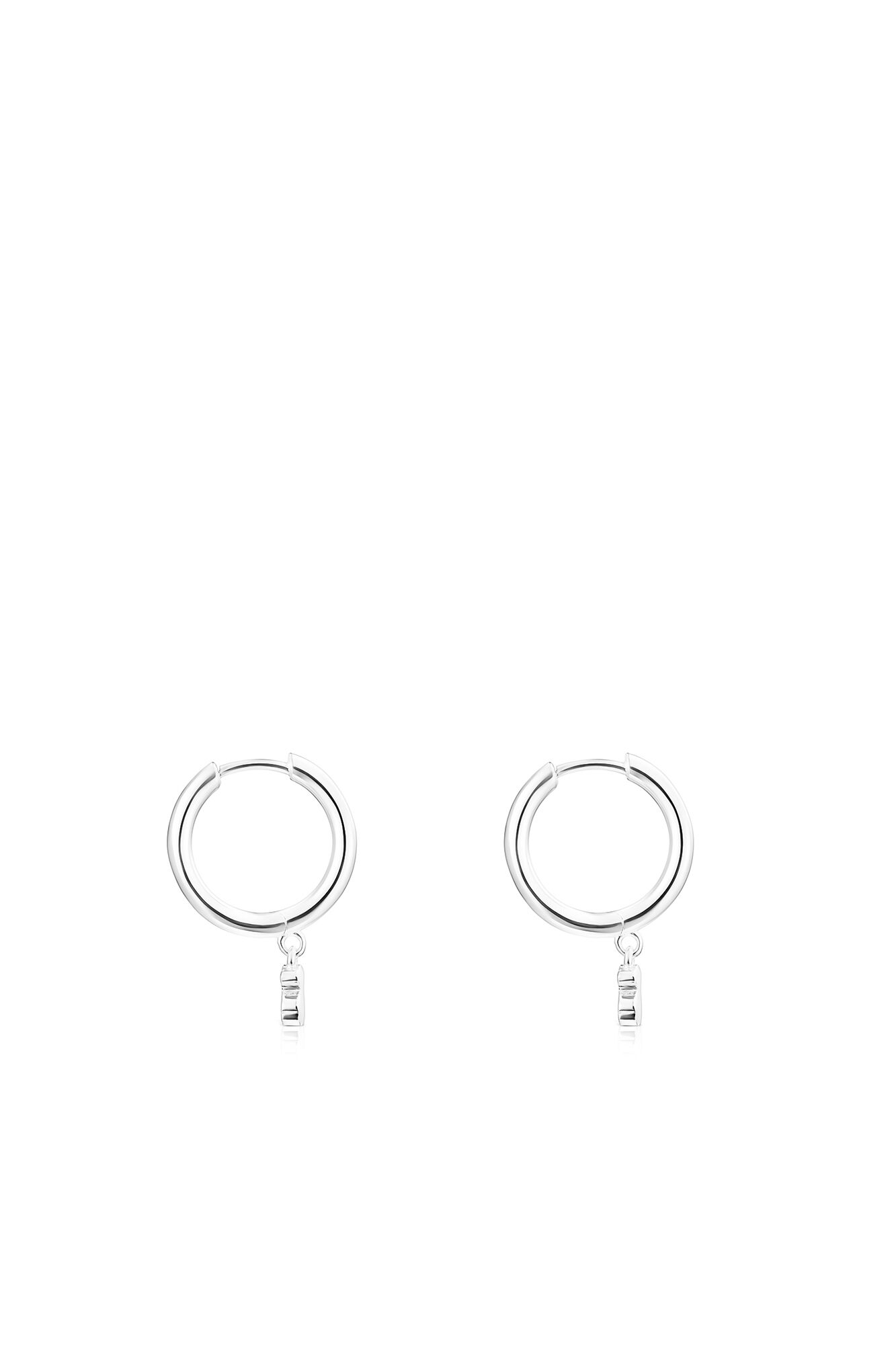 Tous Pendientes de plata Cool Joy Gris
