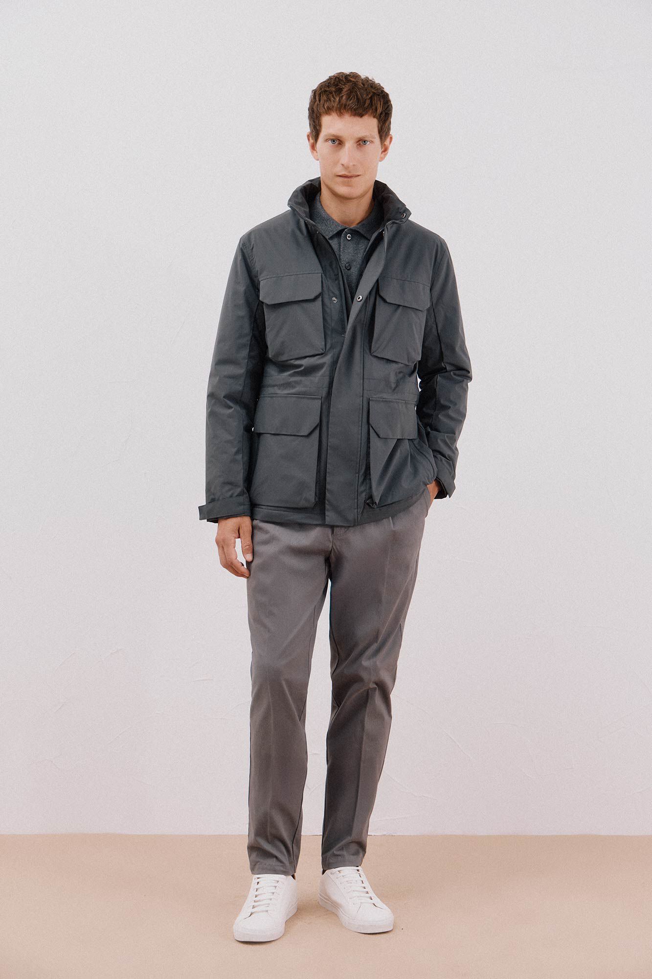 Cortefiel Technical jacket with 4 pockets