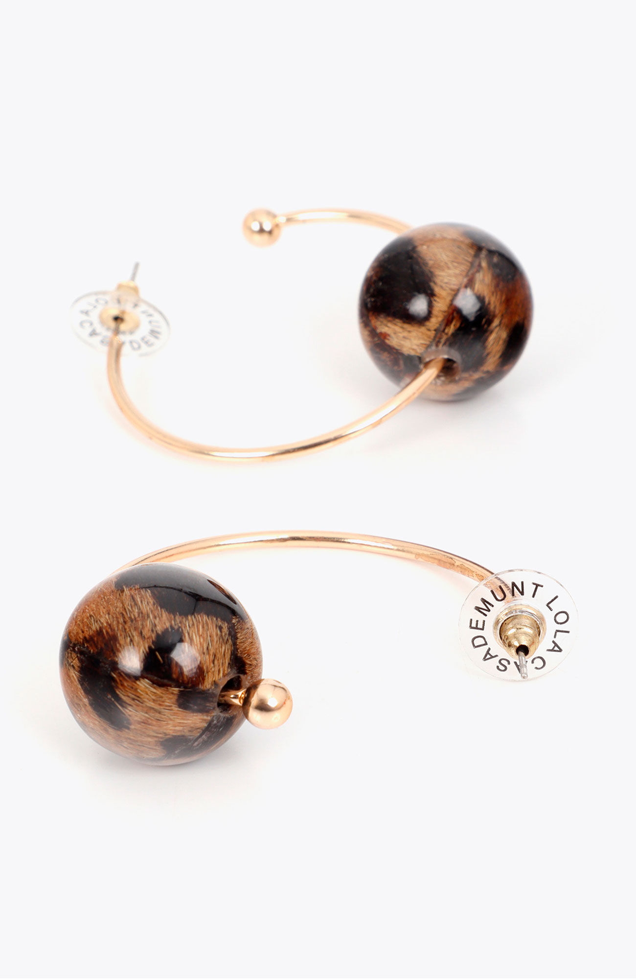 Lola Casademunt Argolas maxi bola Dourado