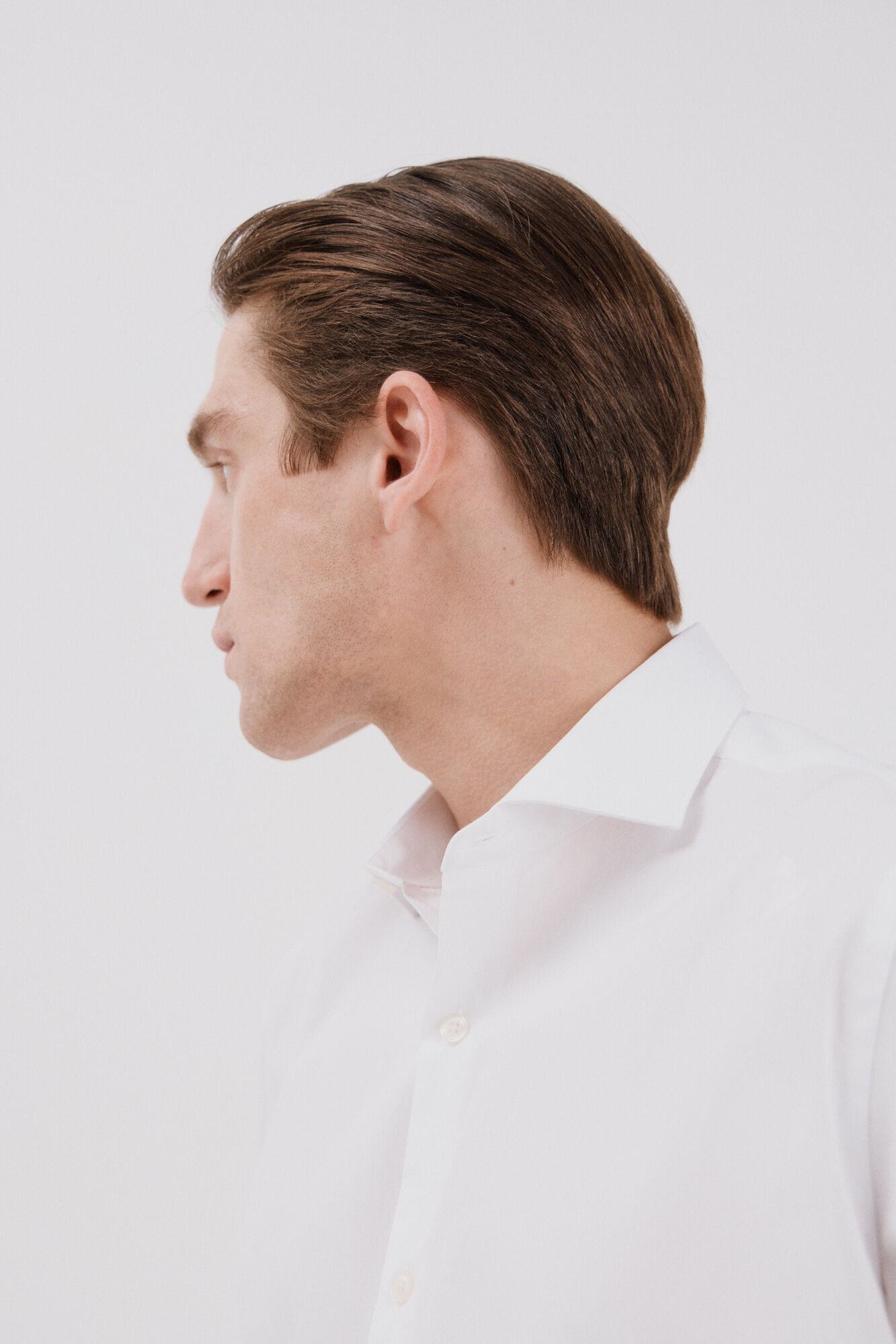 Cortefiel Plain easy-iron dress shirt White
