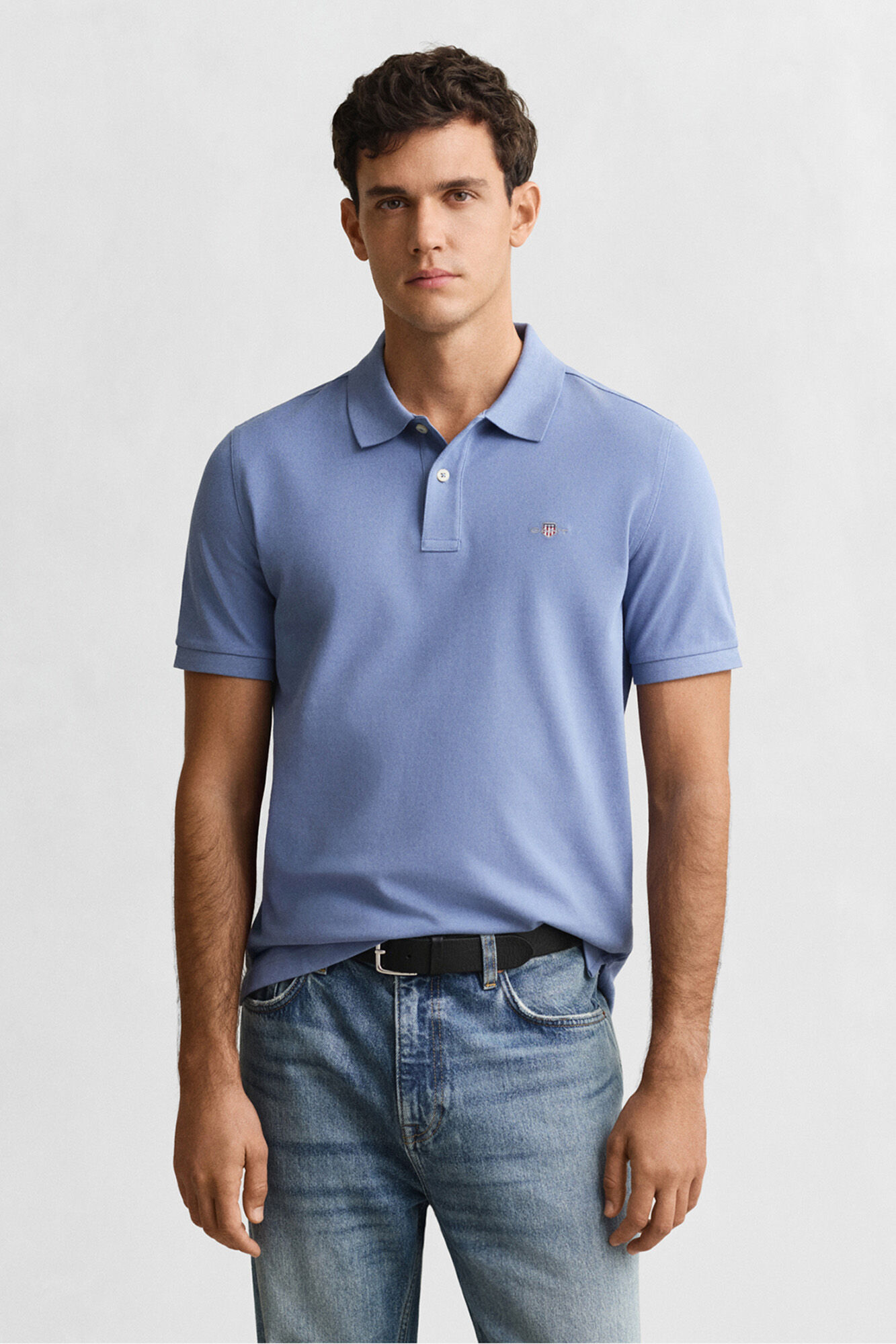 Gant Polo Regular Fit Shield de piqu&eacute;