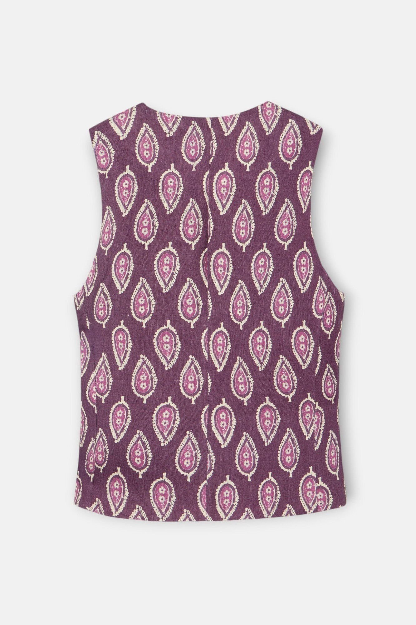 Silbon Colete cruzado com la&ccedil;o estampado Granada