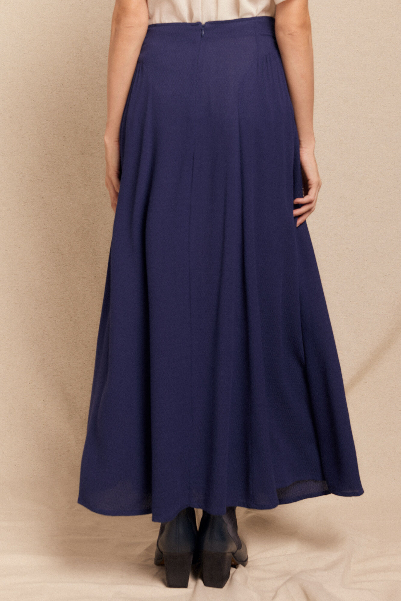 Slowlove Saia midi evas&eacute; Azul