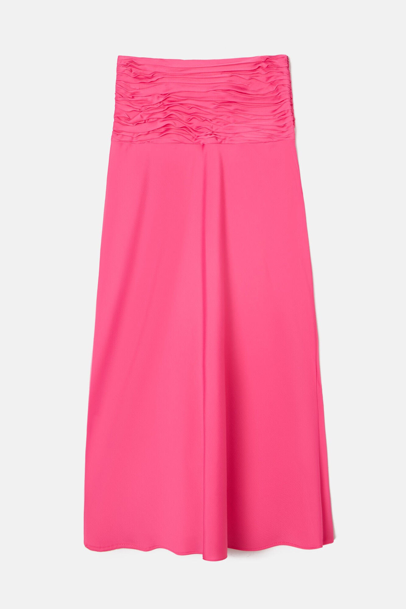 Silbon Saia midi cetim Subiu