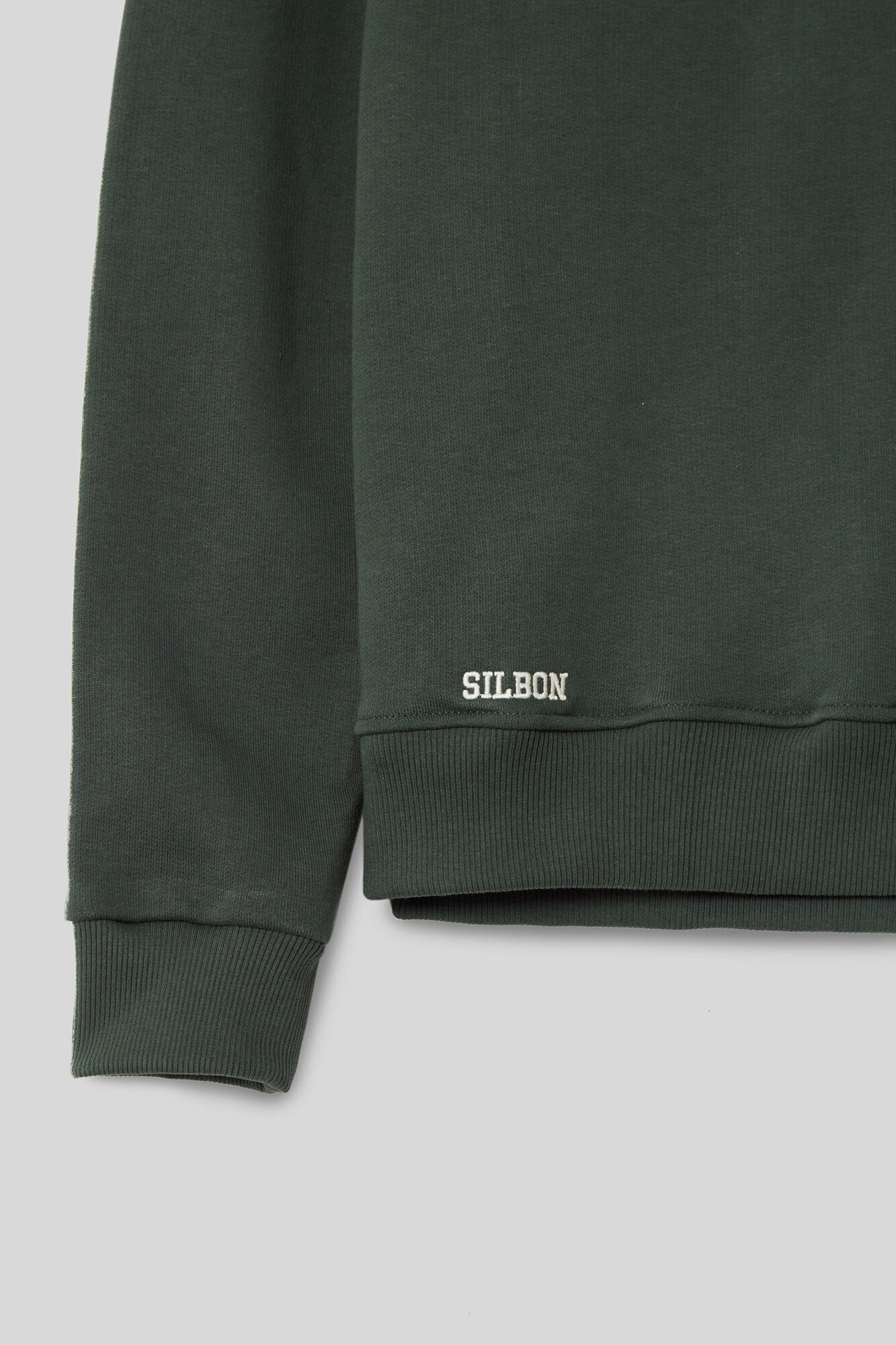Silbon Sweatshirt raquete &eacute;tnica verde-escuro Verde