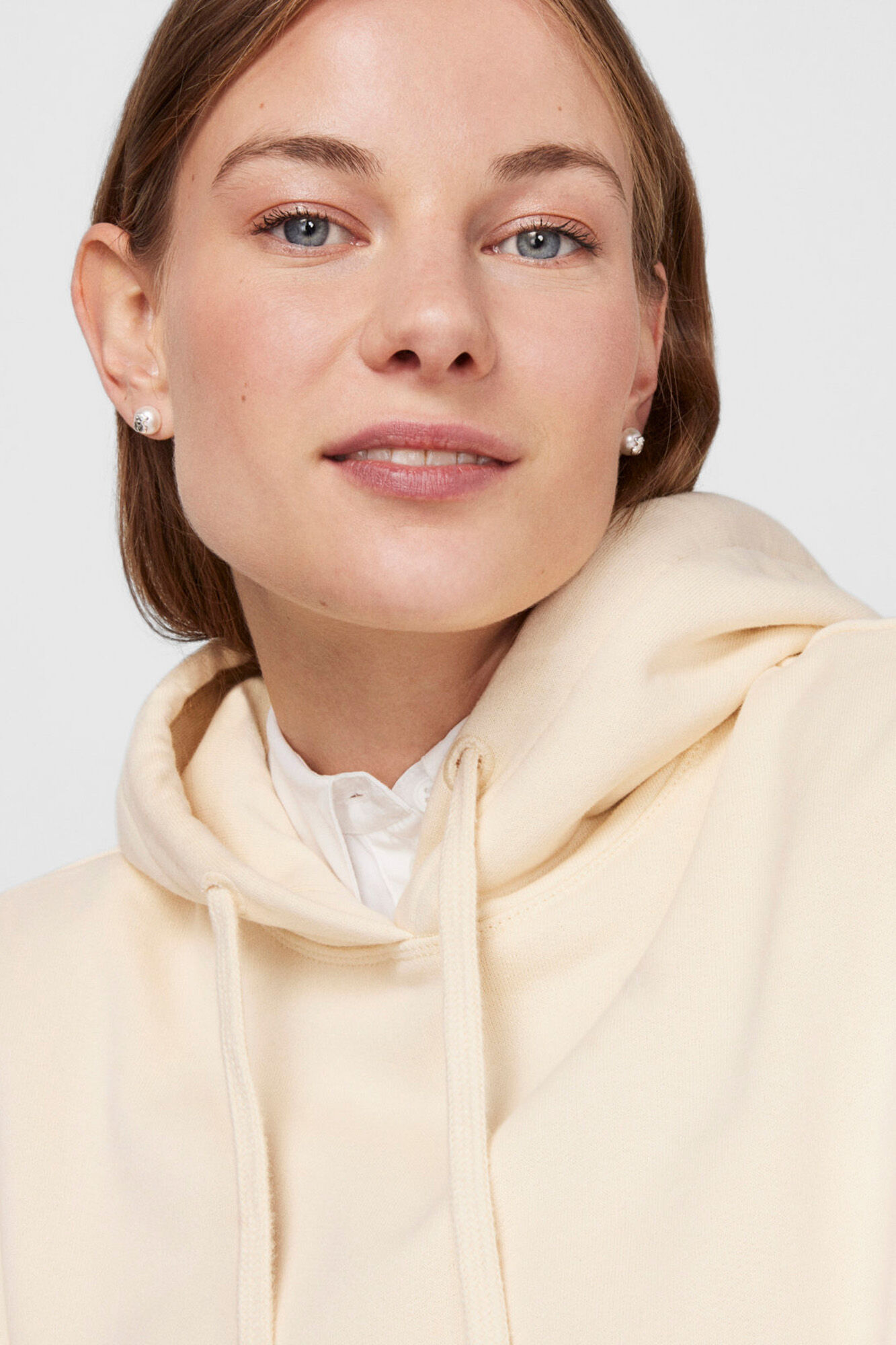 Tous Pendientes de plata y perlas Gris