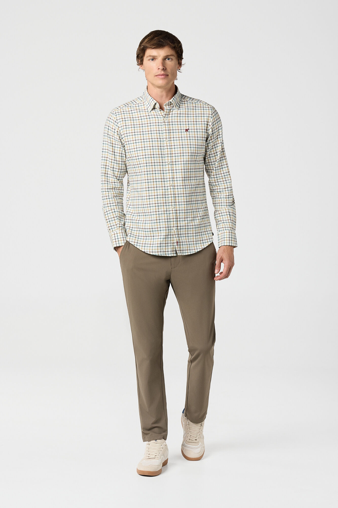 Williot Camisa de espiga aos quadrados