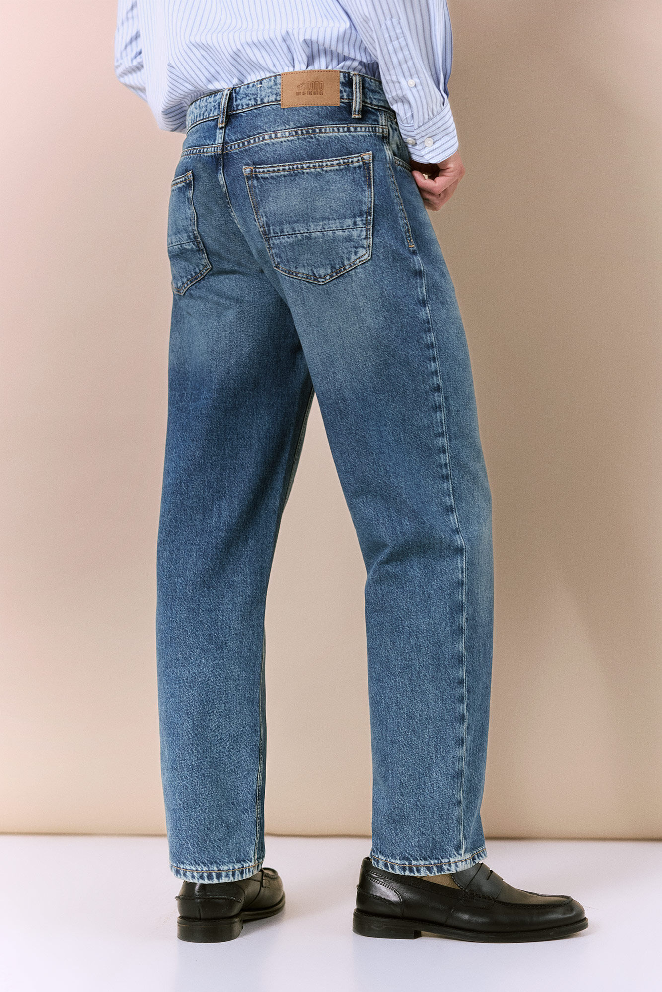 OOTO New straight fit jeans Blue