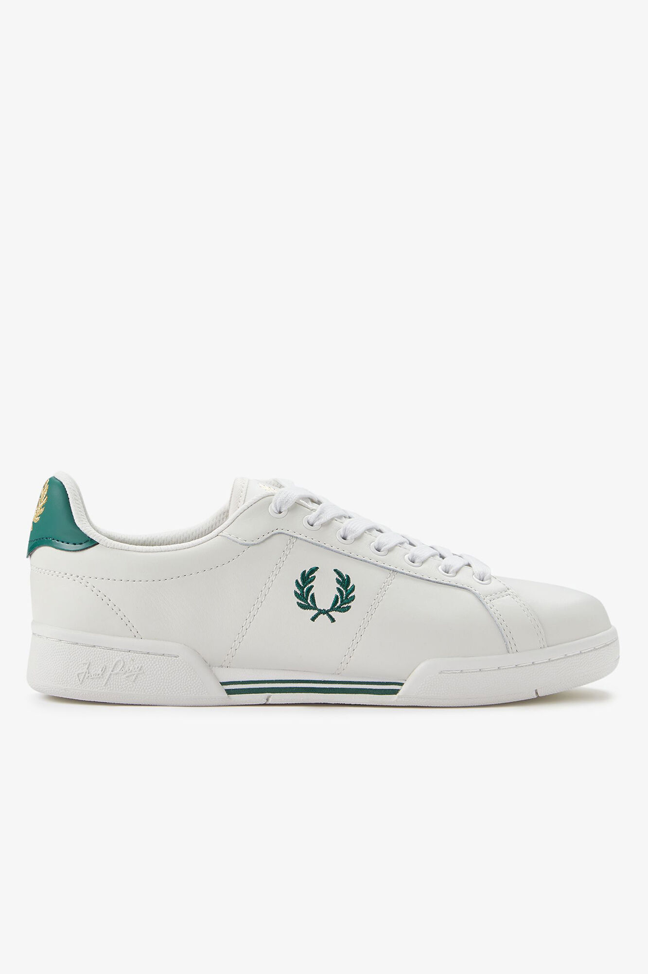 Fred Perry T&ecirc;nis de couro B722