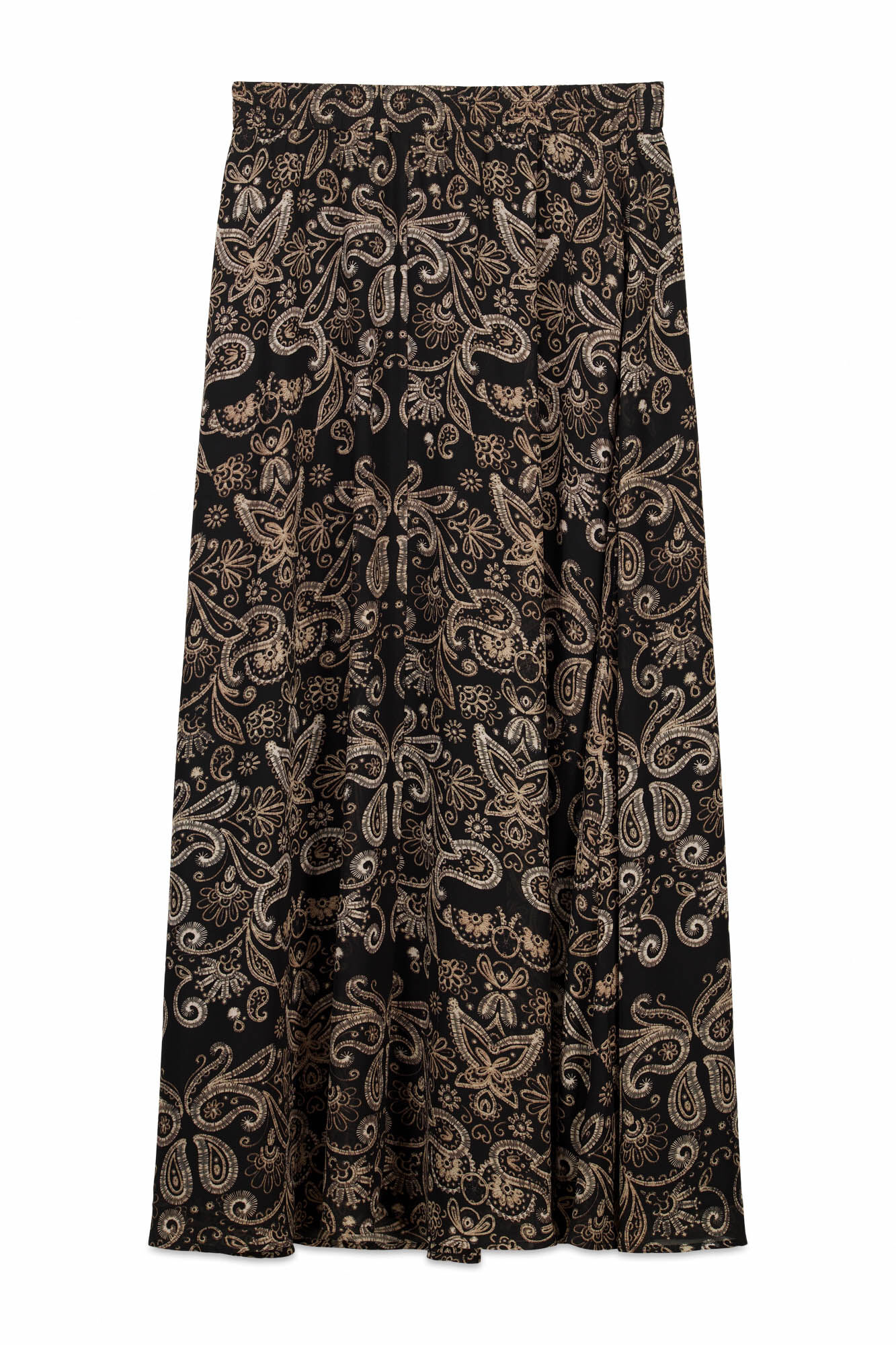 Slowlove Falda estampada con gomas Multicolor