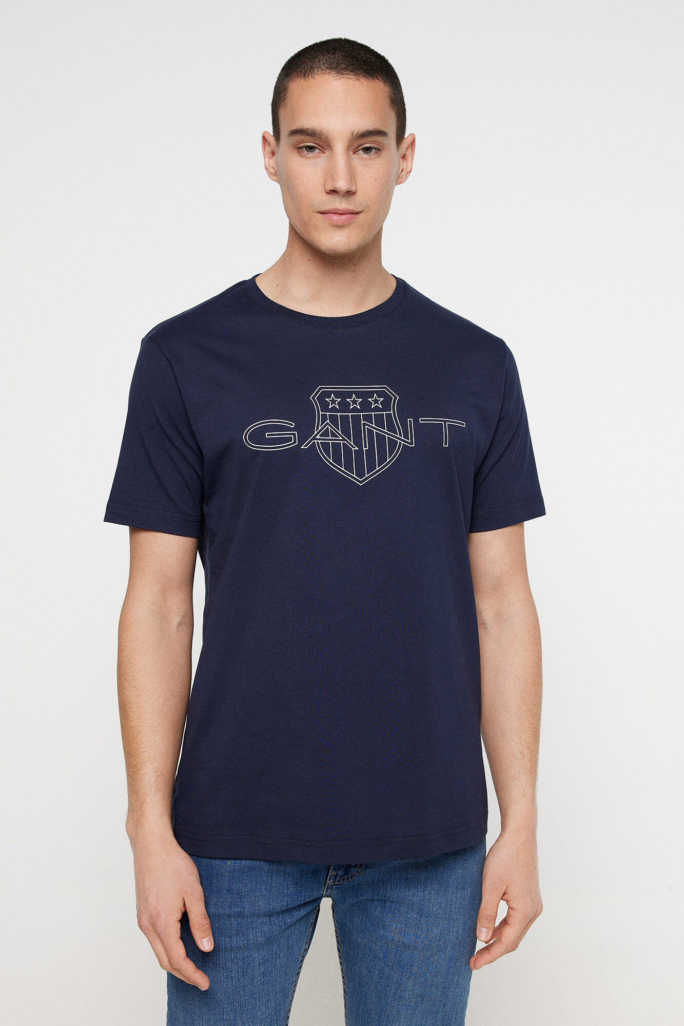 Gant Short-sleeved T-shirt Navy