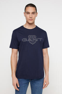Cortefiel Camiseta manga corta Azul marino