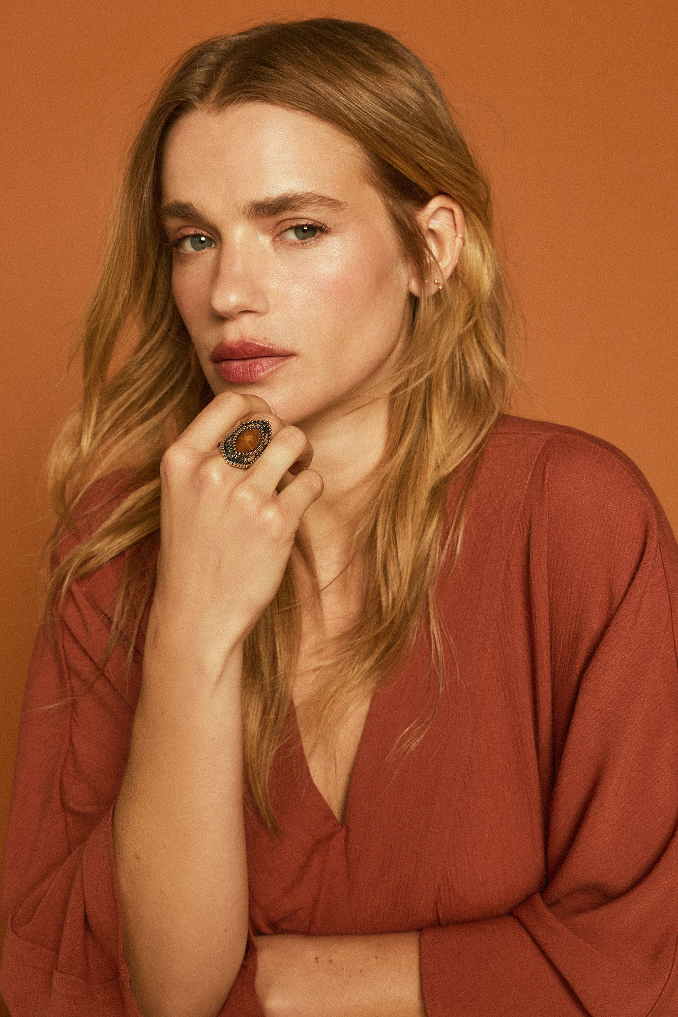 Slowlove Anillo piedra Grey