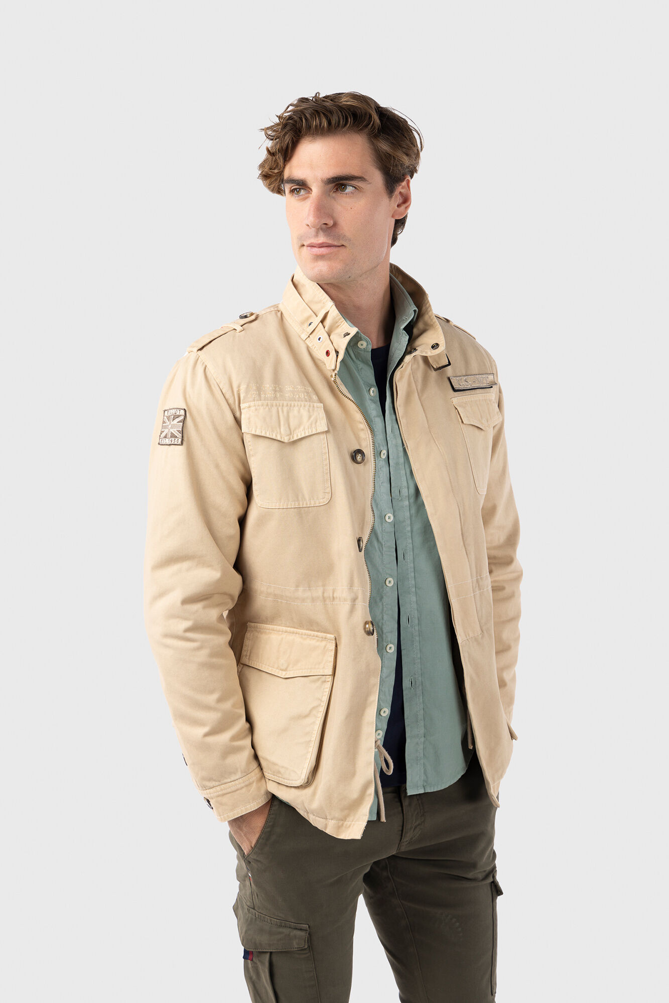 Williot Cazadora Sahariana Con Parches