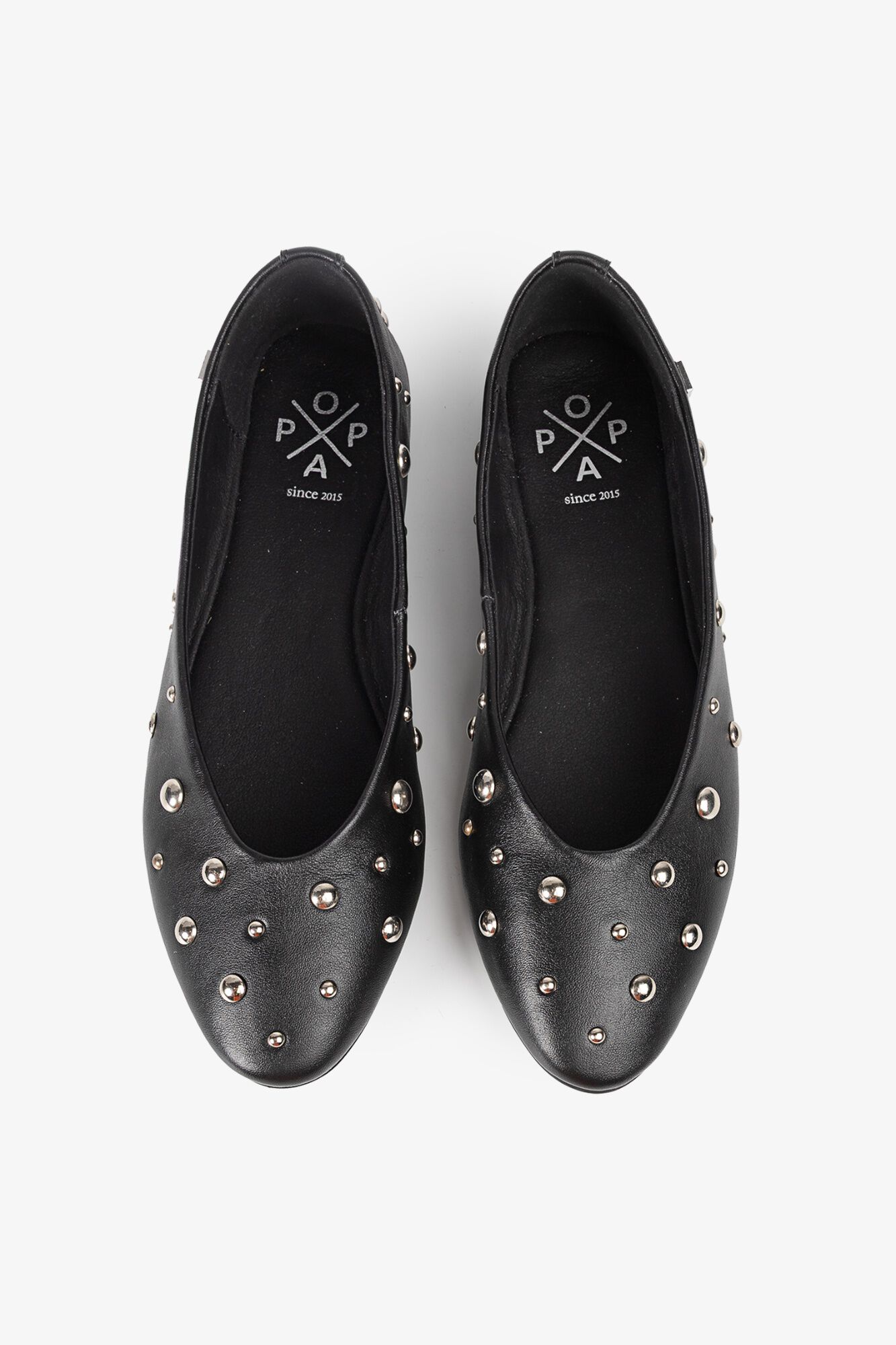 Popa Studded ballet flats ETOILE Black