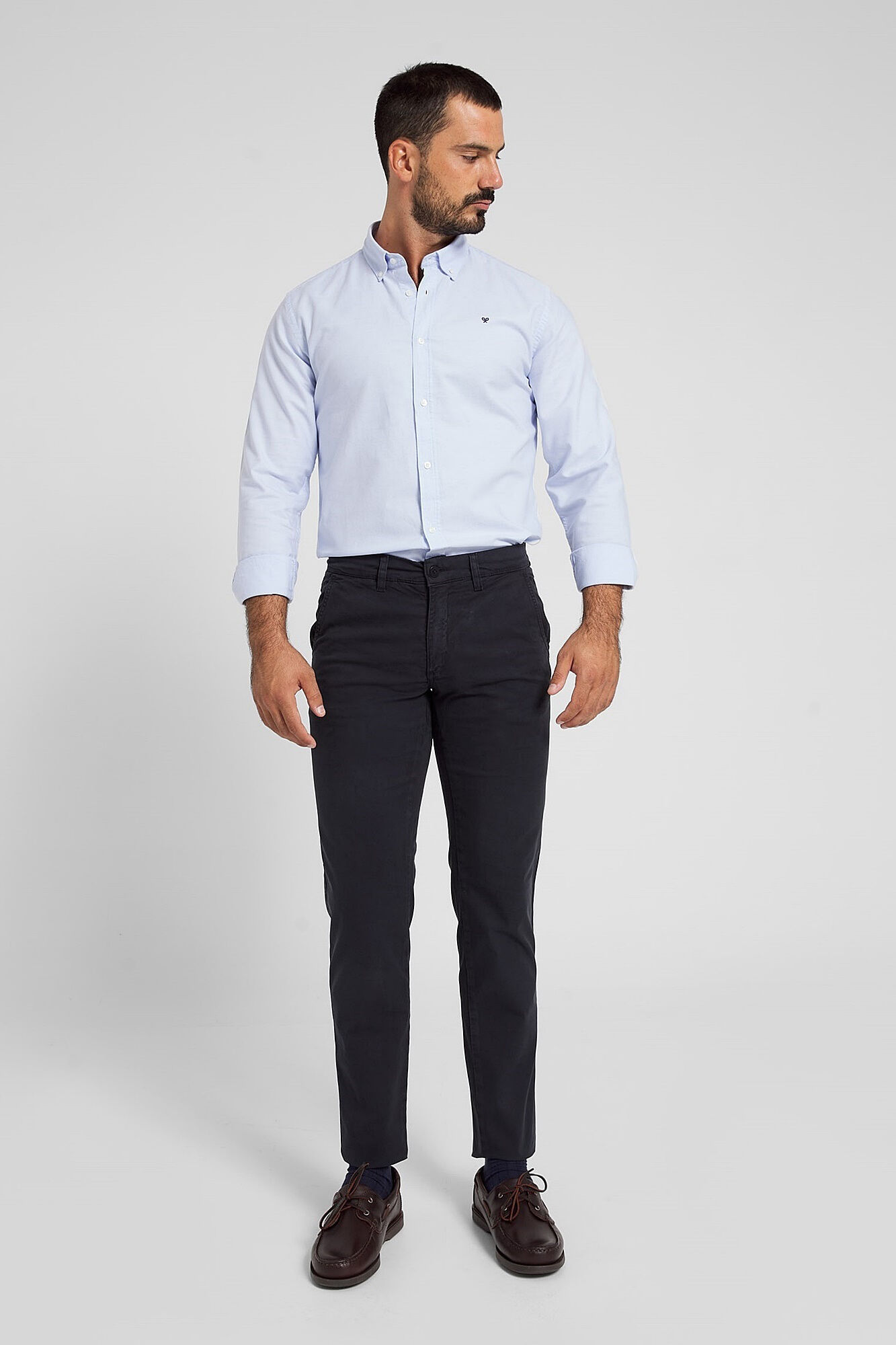 Silbon Pantal&oacute;n sport chino casual azul marino Azul marino