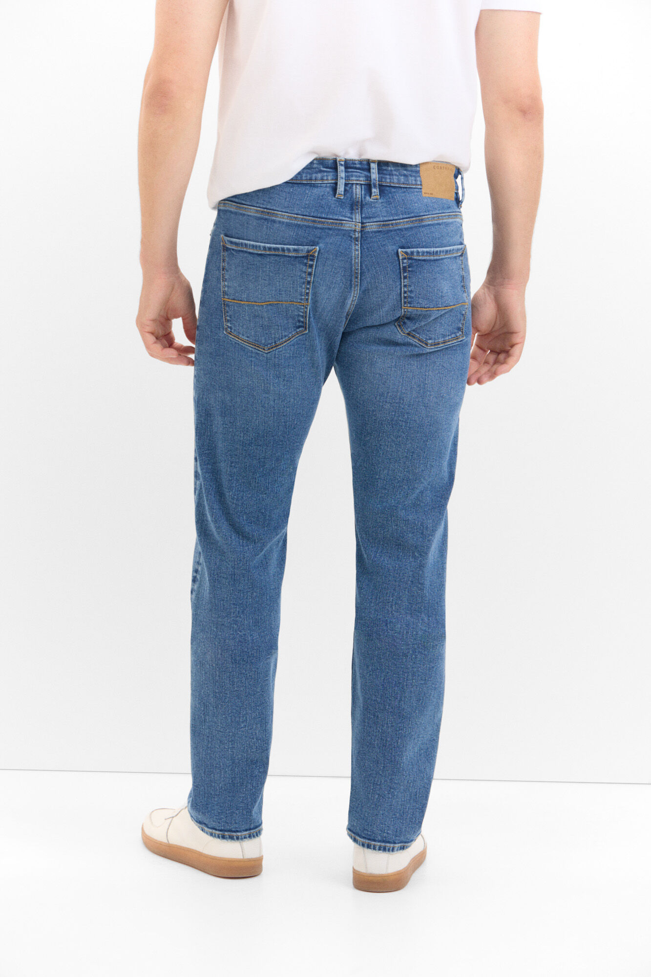 Cortefiel Pantal&oacute;n vaquero ligero regular fit Azul