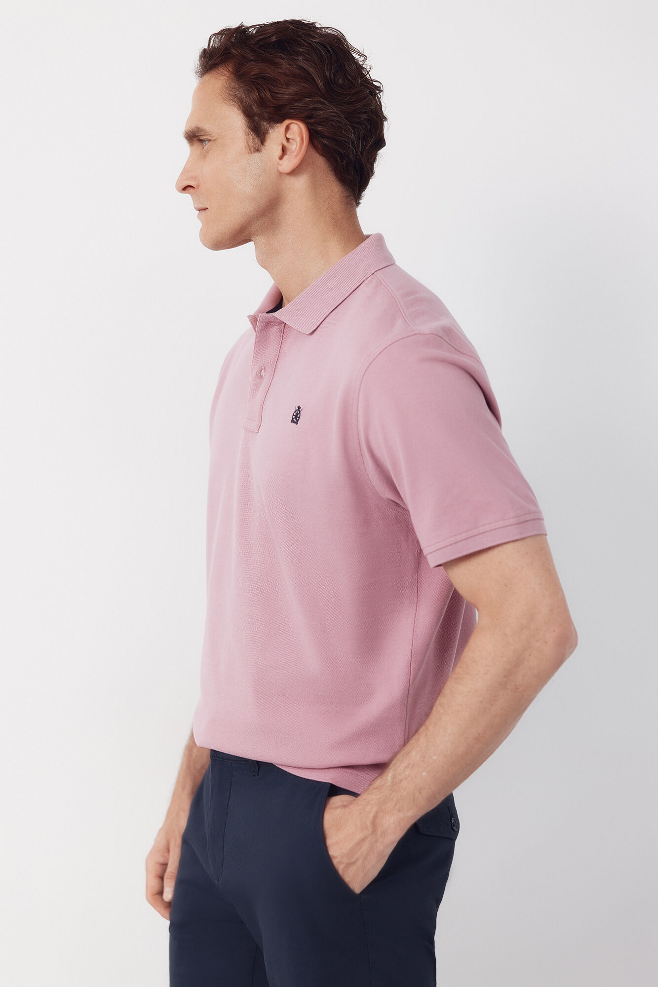 Cortefiel Piqu&eacute; basic polo shirt